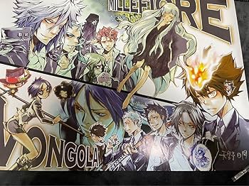 家庭教師ヒットマンREBORN!　リボーン　天野明　名場面ポスター　3点セット 家庭教師ヒットマンREBORN! リボーン 天野明 名場面ポスター 3点
